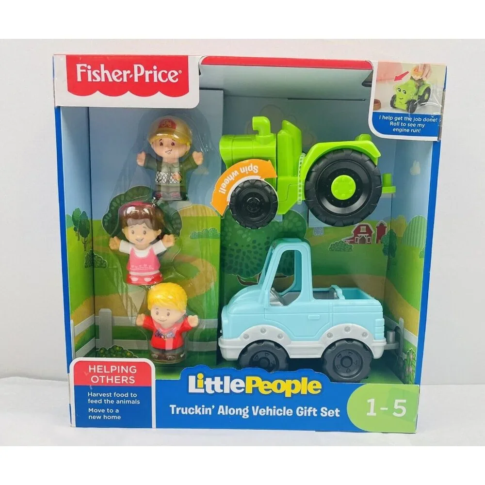 FISHER-PRICE Little People Truckin Along Vehicle Gift Set